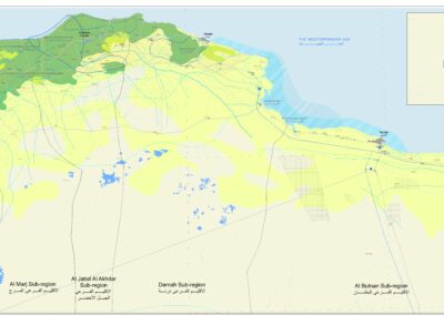 FIGURE 4 Benghazi Planning Region Natural Environment A0